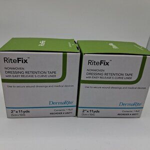 2 boxes Rite Fix RiteFix nonwoven Dressing Retention Tape 2" x 11yds #68211